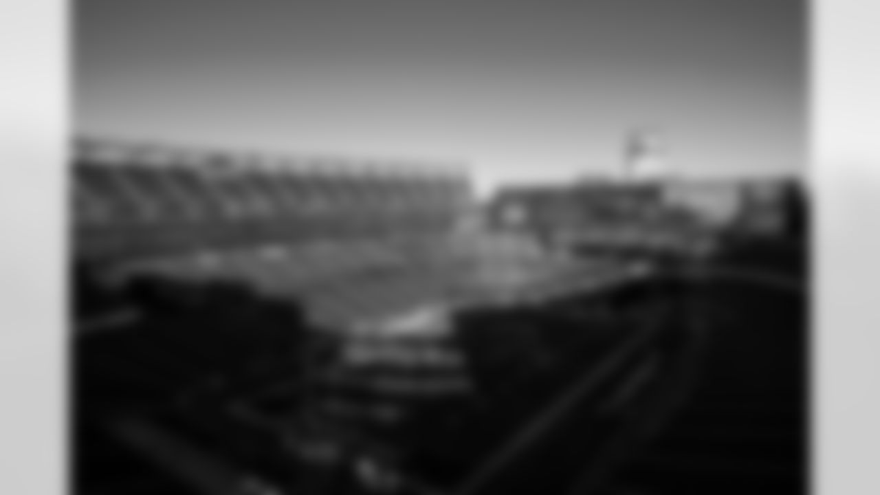 The stadium before a NFL football game between the Cleveland Browns and New England Patriots on October 26, 2025 at Gillette Stadium.