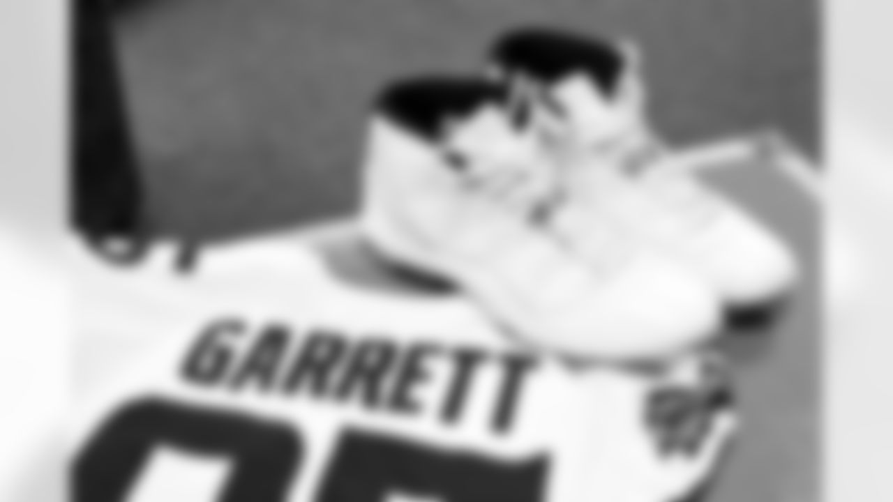 The locker room before a NFL football game between the Cleveland Browns and Cincinnati Bengals on January 4, 2026 at Paycor Stadium.