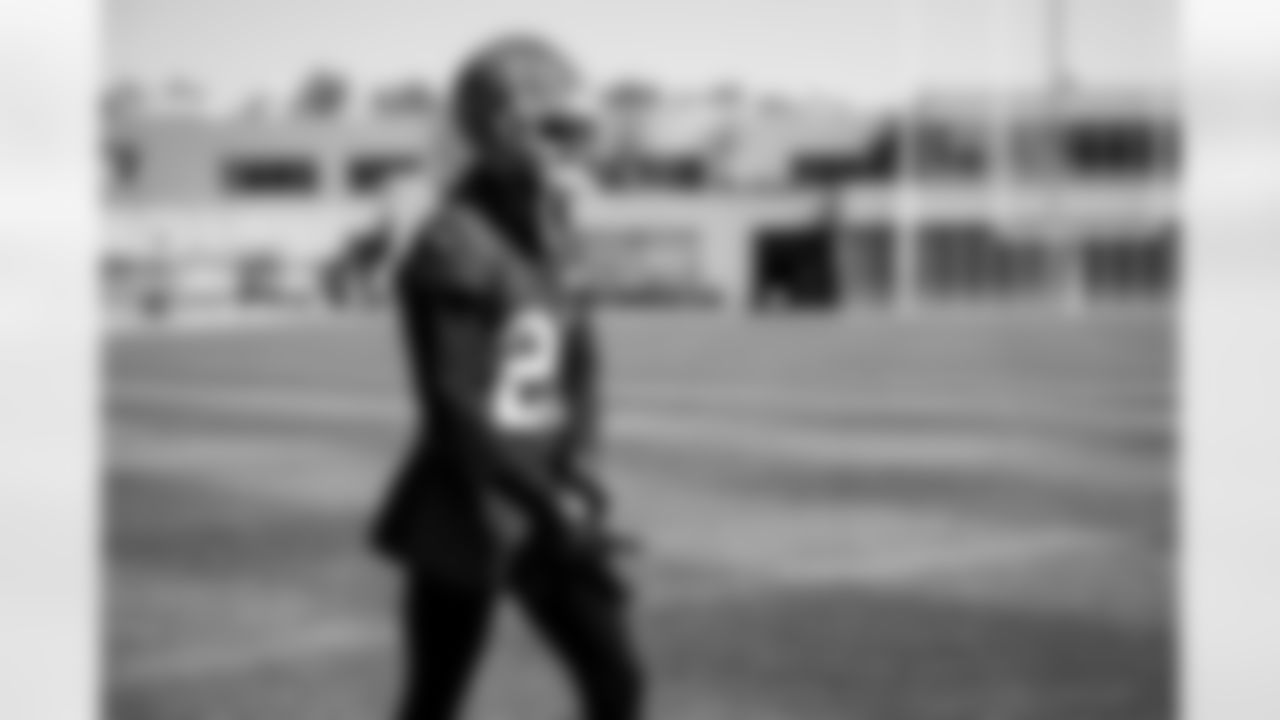 Cornerback Denzel Ward (21) during OTA 1 at CrossCountry Mortgage Campus on May 21, 2024.