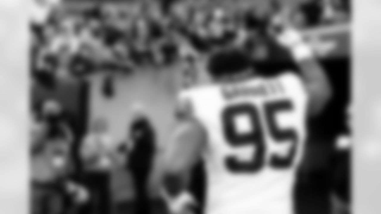 Defensive end Myles Garrett (95) after a NFL football game between the Cleveland Browns and Cincinnati Bengals on January 4, 2026 at Paycor Stadium. The Browns won 20-18.