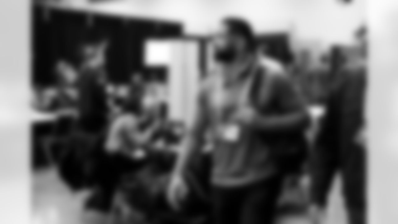 Executive Vice President of Football Operations and General Manager Andrew Berry at the 2026 NFL Combine on February 24, 2026 in Indianapolis, Indiana.