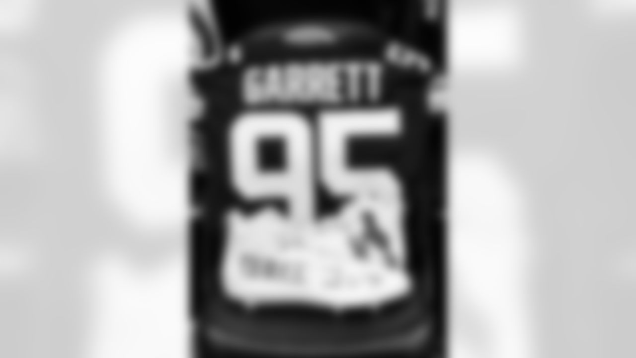 The locker room before a NFL football game between the Buffalo Bills and Cleveland Browns on December 21, 2025 at Huntington Bank Field.