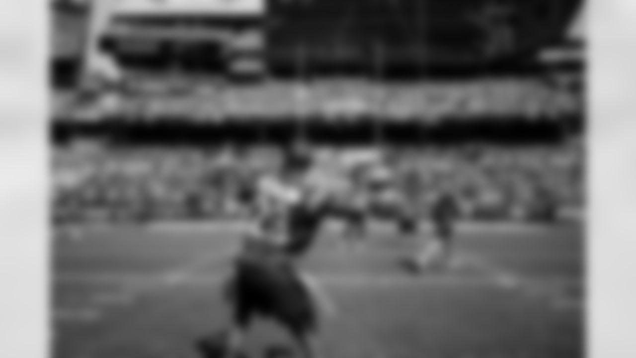 The Phil Dawson Legends Flag Football game during halftime of a NFL football game between the New York Giants and Cleveland Browns on September 22, 2024 at Huntington Bank Field. The Browns lost 15-21.