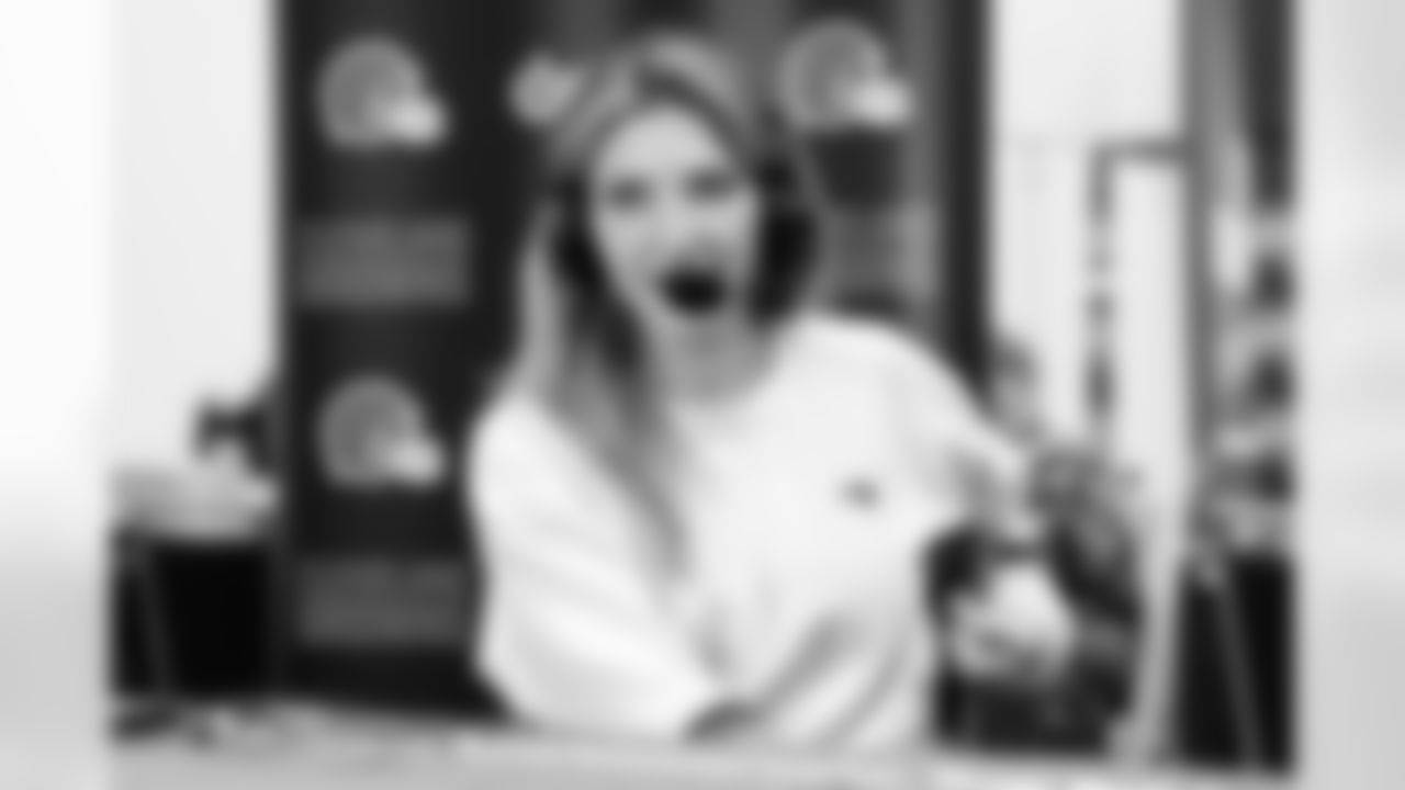 NFL Network Analyst Cynthia Frelund on Cleveland Browns Daily on location at the 2026 NFL Combine on February 26, 2026 in Indianapolis, Indiana.