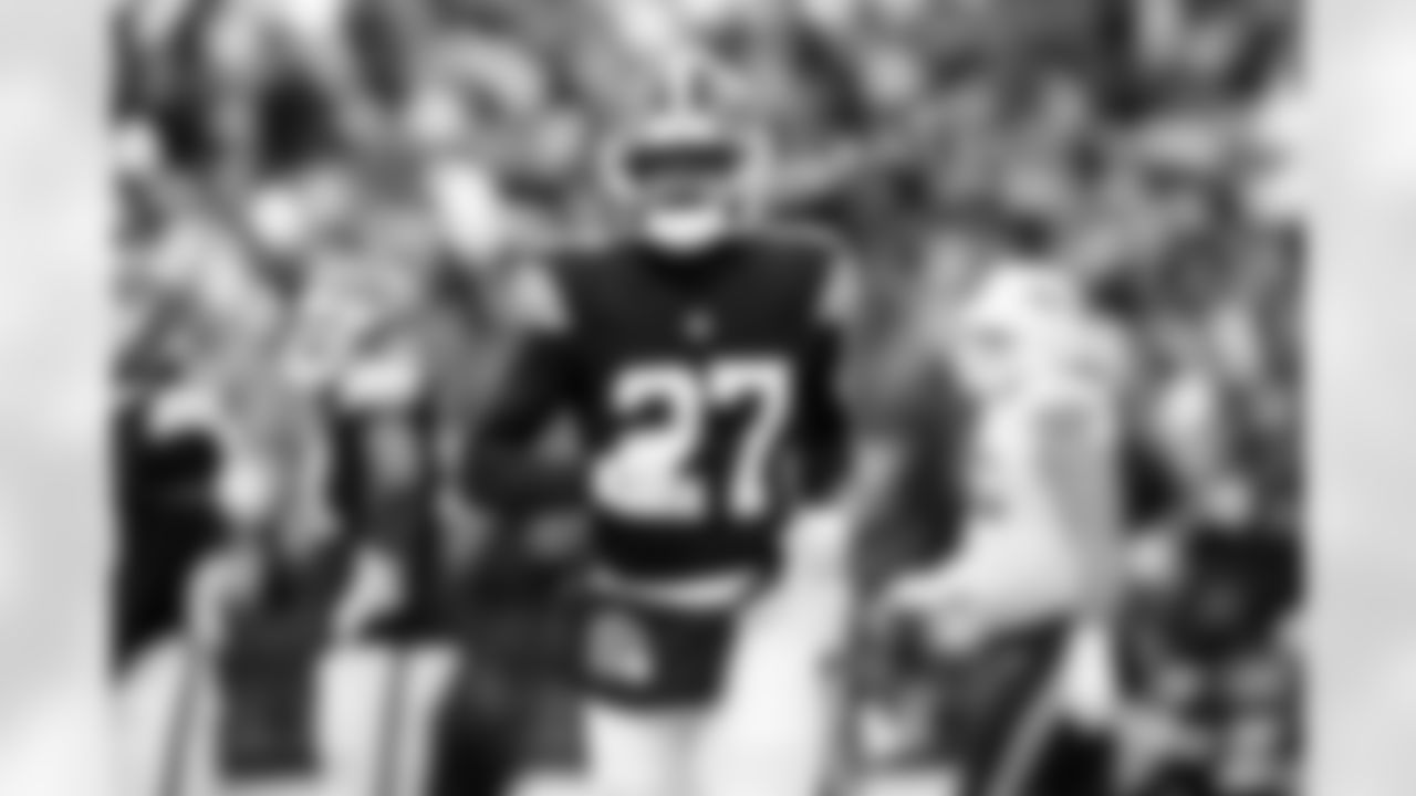 during a NFL football game between the Buffalo Bills and Cleveland Browns on December 21, 2025 at Huntington Bank Field.