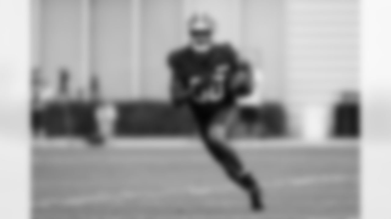 Wide receiver Jamari Thrash (80) during the first day of mandatory minicamp at CrossCountry Mortgage Campus on June 10, 2025.