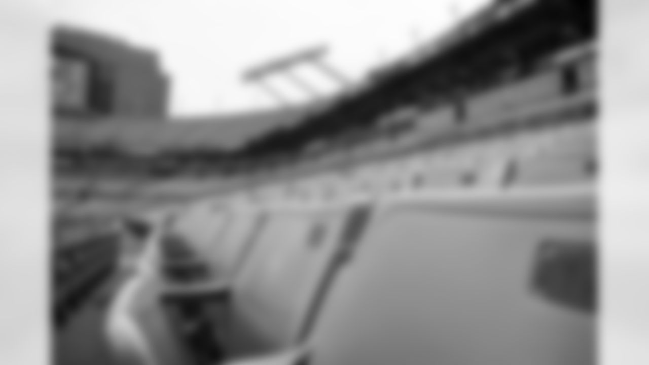 The stadium before a preseason NFL football game between the Cleveland Browns and Carolina Panthers on August 8, 2025 at Bank of America Stadium.