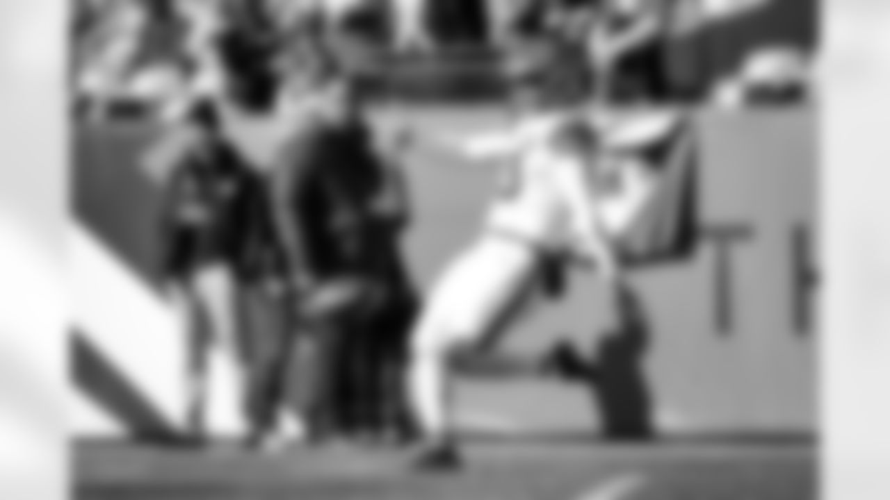 Punter Corey Bojorquez (13) before a NFL football game between the Cleveland Browns and Denver Broncos on November 26, 2023 at Empower Field at Mile High.