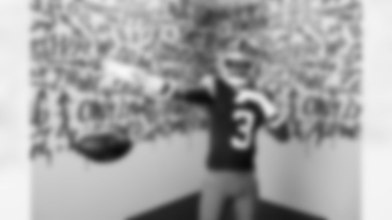 Wide receiver Jerry Jeudy (3) during 2025 Media Day at CrossCountry Mortgage Campus on June 9, 2025.