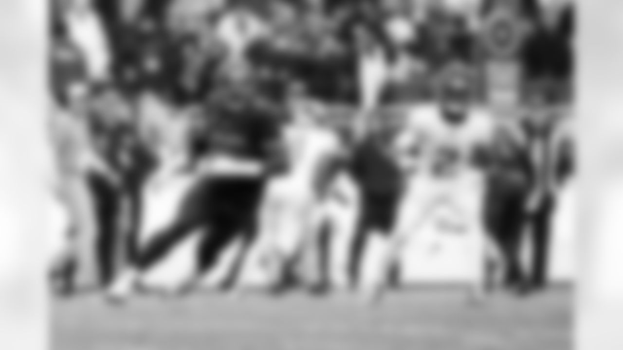 Defensive end Myles Garrett (95) during a NFL football game between the Tennessee Titans and Cleveland Browns on December 7, 2025 at Huntington Bank Field. The Browns lost 29-31.