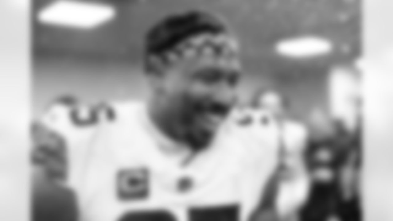 Defensive end Myles Garrett (95) after a NFL football game between the Cleveland Browns and Cincinnati Bengals on January 4, 2026 at Paycor Stadium. The Browns won 20-18.