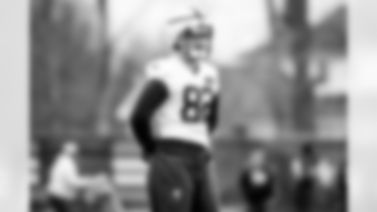 Tight end Brenden Bates (82) during practice at CrossCountry Mortgage Campus on December 19, 2024.
