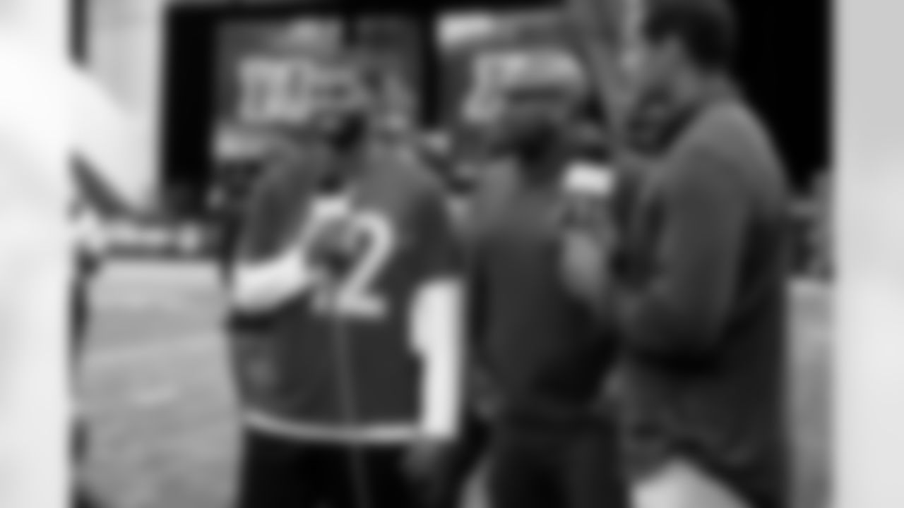 Quarterback Shedeur Sanders (12) during the first AFC Pro Bowl Practice at the Moscone Center in San Francisco on February 1, 2026.