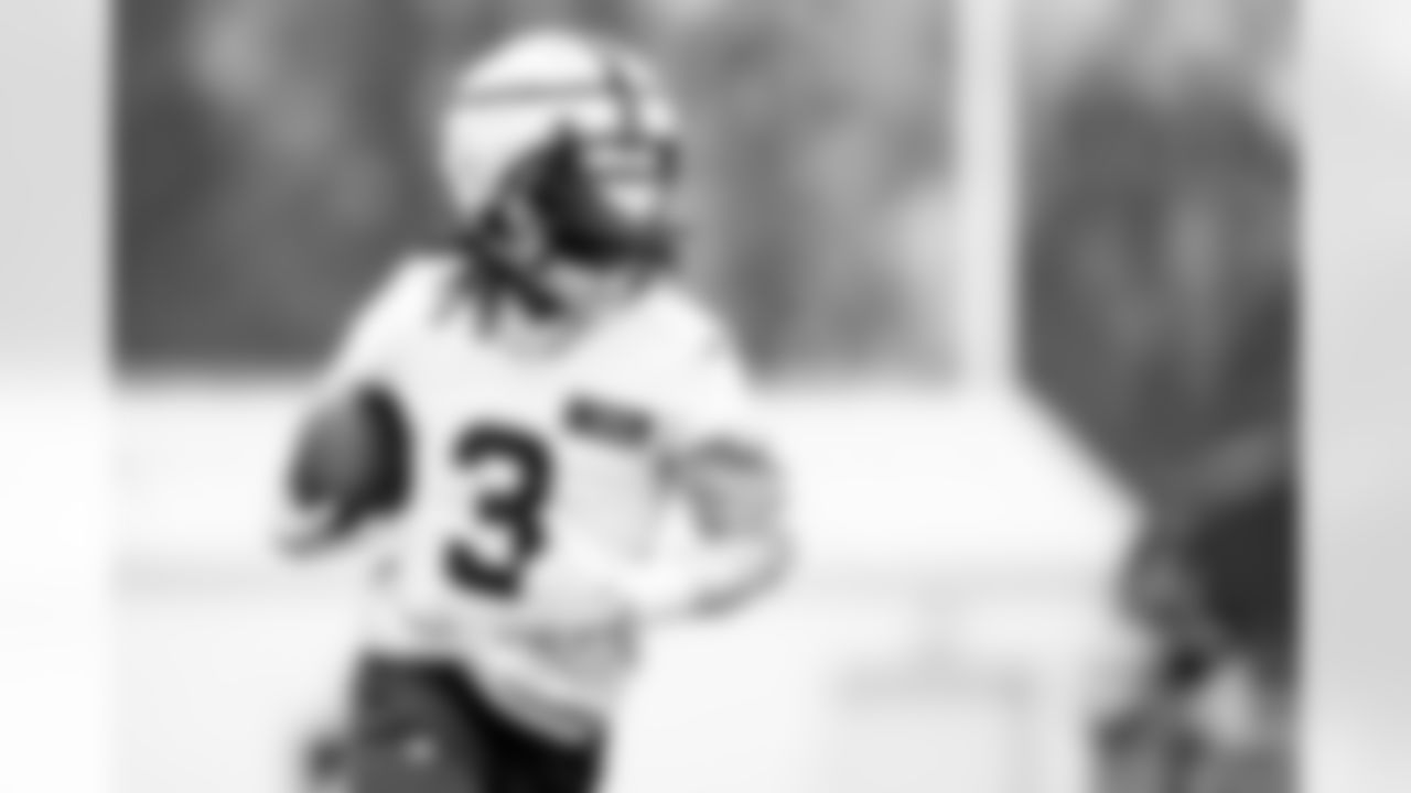Wide receiver Jerry Jeudy (3) during practice at CrossCountry Mortgage Campus on December 19, 2024.