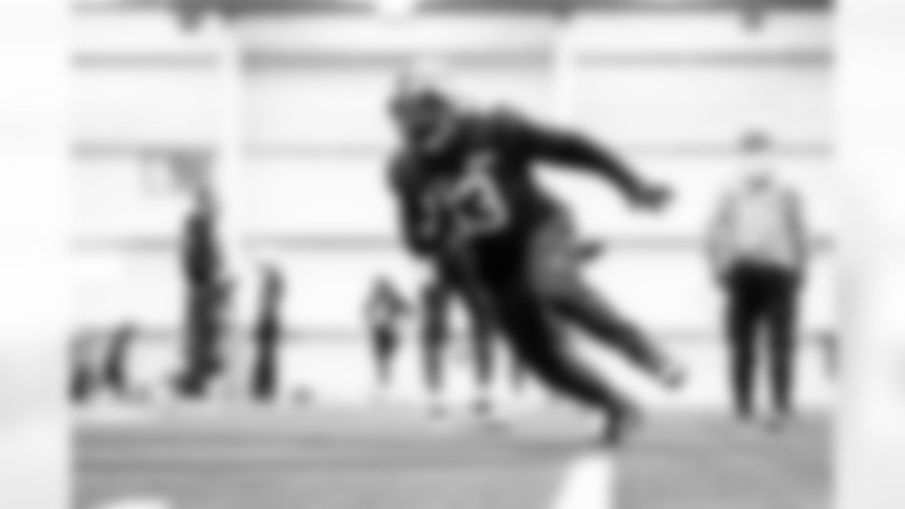 Defensive tackle T.Y. McGill (63) during practice at CrossCountry Mortgage Campus on December 18, 2024.