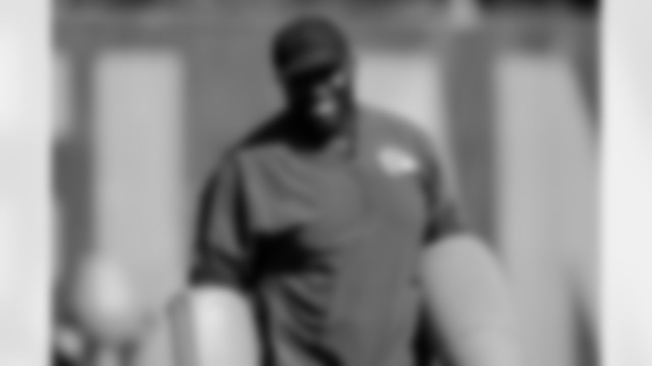 Defensive Line Coach Jacques Cesaire during Day I of Training Camp at CrossCountry Mortgage Campus on July 23, 2025.