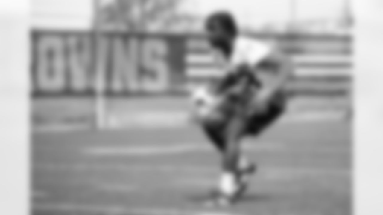 Safety Damontae Kazee (23) during fieldwork in Phase II of the offseason at CrossCountry Mortgage Campus on May 12, 2025.