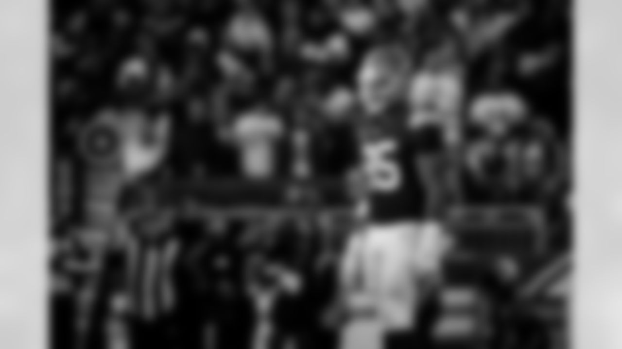 Defensive end Myles Garrett (95) during a NFL football game between the Buffalo Bills and Cleveland Browns on December 21, 2025 at Huntington Bank Field. The Browns lost 20-23.