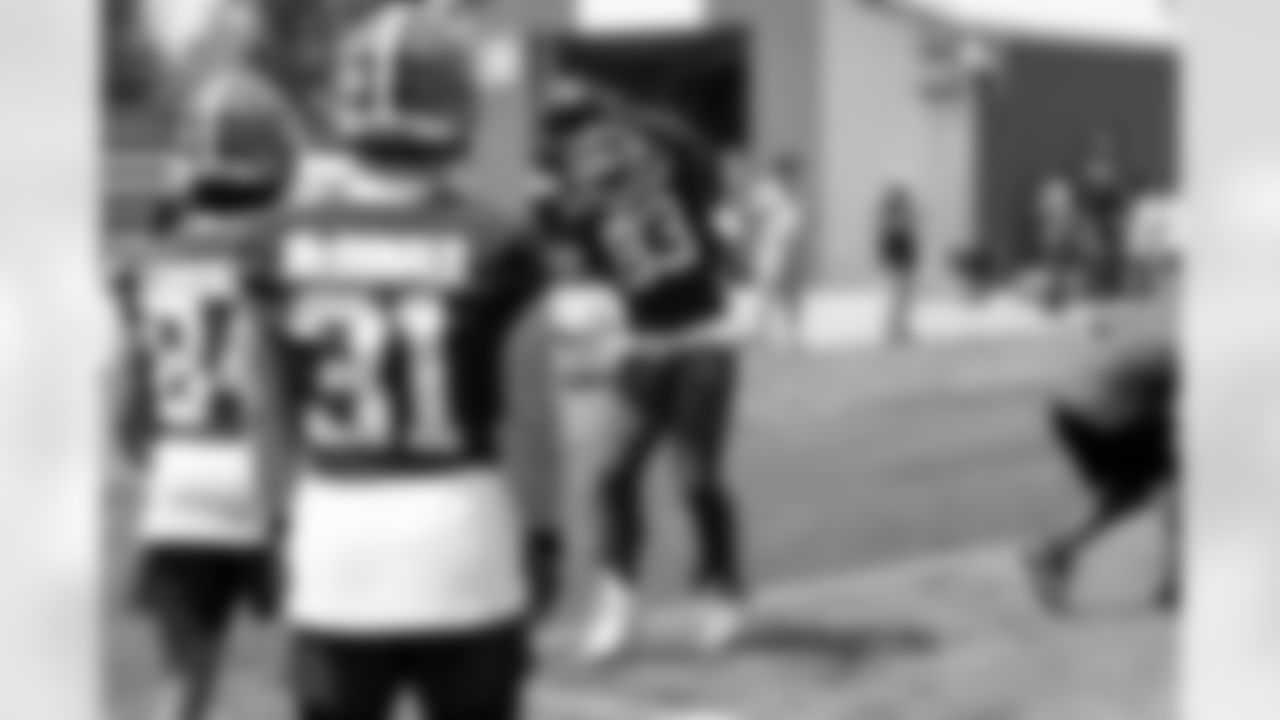 Wide receiver Ja'seem Reed (83) during the fifth day of OTAs at CrossCountry Mortgage Campus on June 4, 2025.