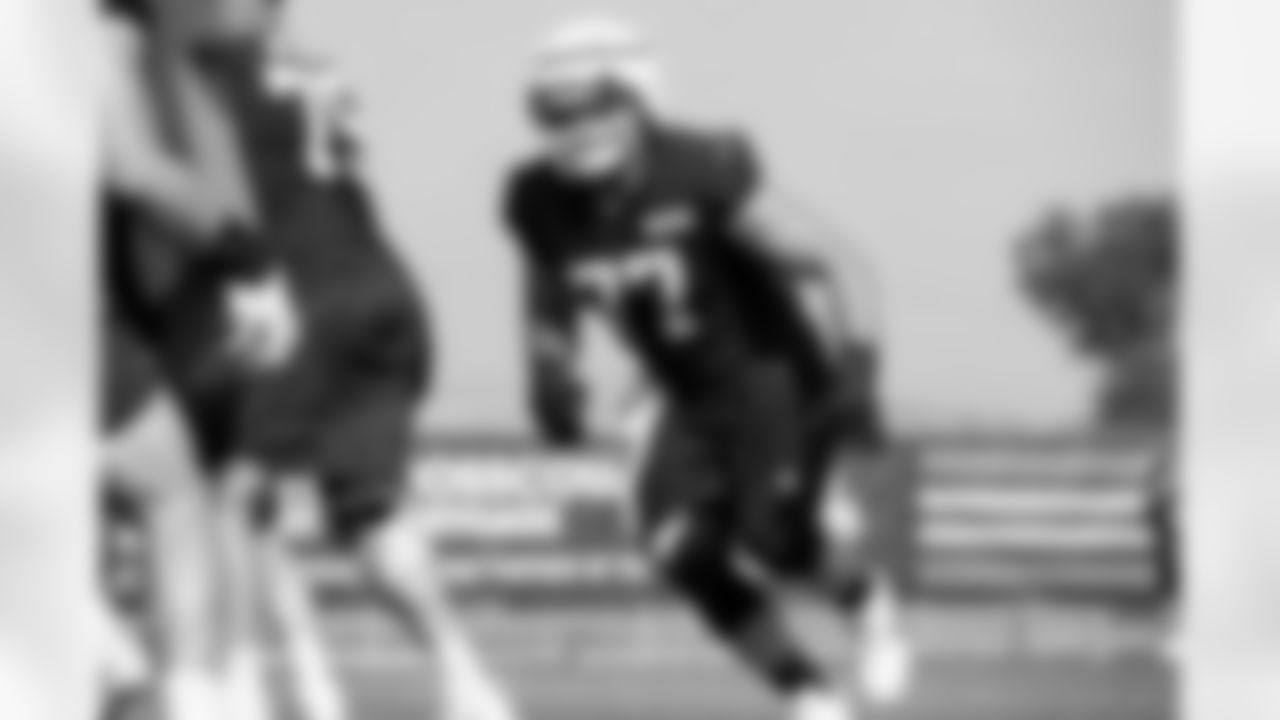 Offensive guard Wyatt Teller (77) during Day 4 of Training Camp at CrossCountry Mortgage Campus on July 26, 2025.