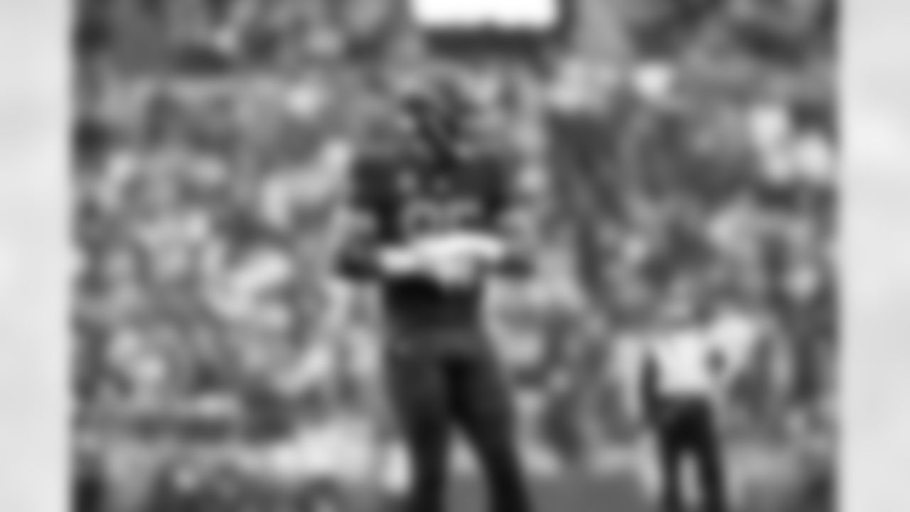 Defensive end Myles Garrett (95) during a NFL football game between the Tennessee Titans and Cleveland Browns on December 7, 2025 at Huntington Bank Field.