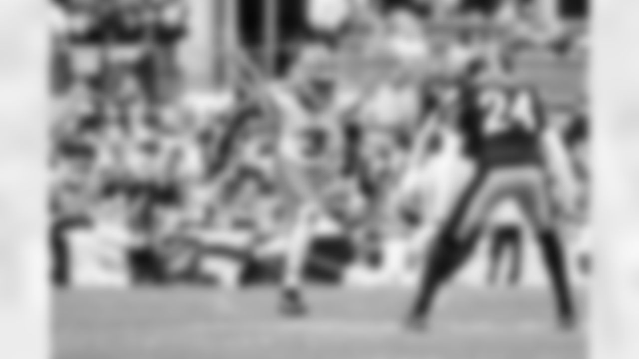 Wide receiver Jerry Jeudy (3) during a NFL football game between the Cleveland Browns and Pittsburgh Steelers on October 12, 2025 at Acrisure Stadium.