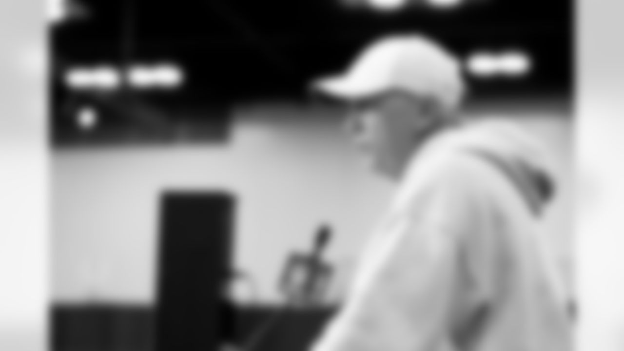 Head Coach Todd Monken speaks to the media at the 2026 NFL Combine on February 25, 2026 in Indianapolis, Indiana.