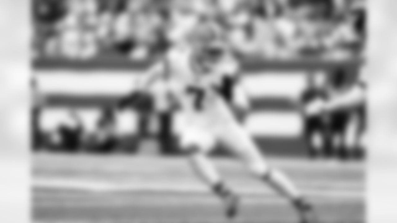 Cornerback Tyson Campbell (7) during a NFL football game between the Cleveland Browns and New York Jets on November 9, 2025 at MetLife Stadium.