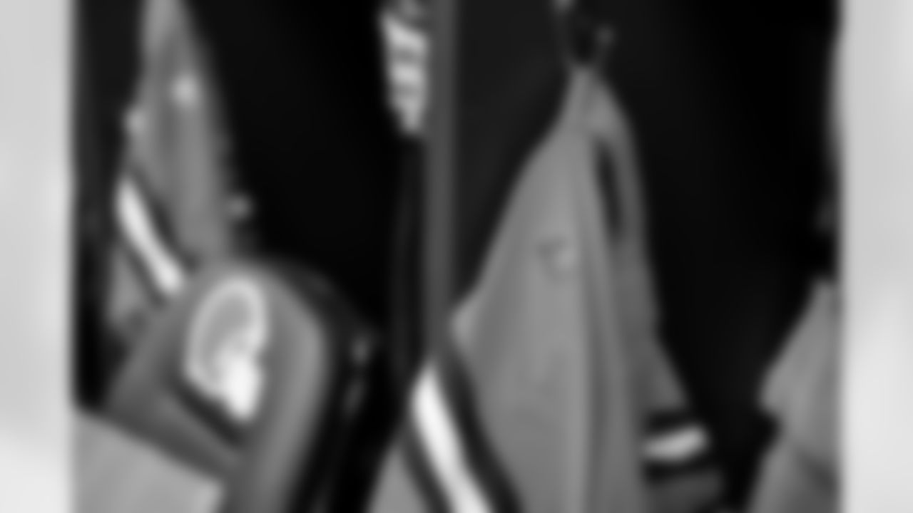 The locker room before a NFL football game between the Baltimore Ravens and Cleveland Browns on November 16, 2025 at Huntington Bank Field.