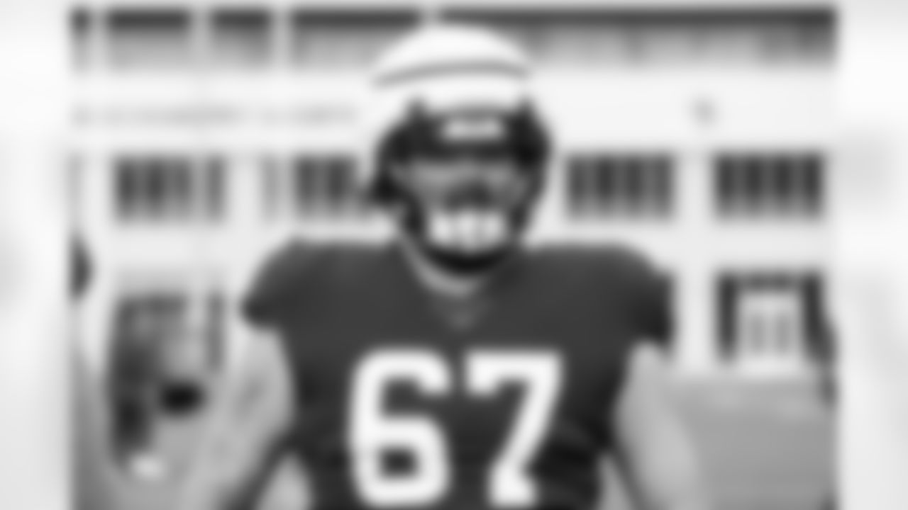 Offensive guard Jack Conley (67) during practice at CrossCountry Mortgage Campus on December 3, 2025.