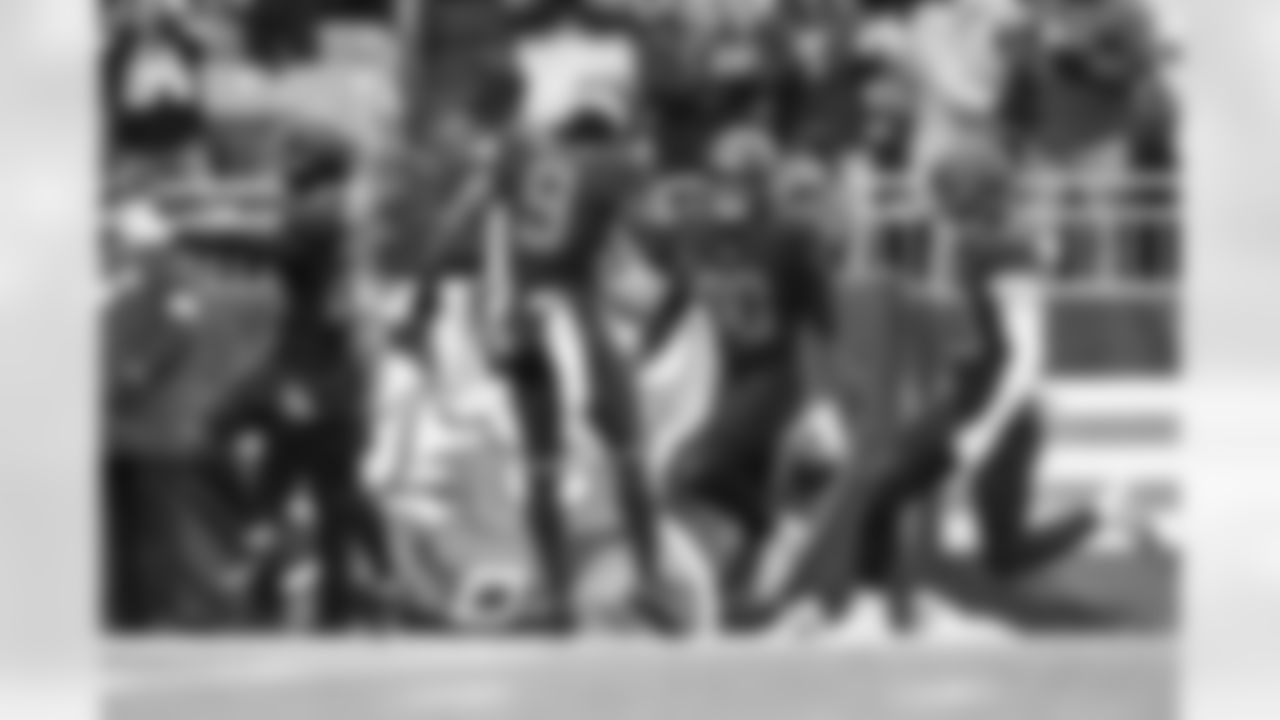 Cornerback Myles Harden (26), Safety Grant Delpit (9), Linebacker Devin Bush (30), and Linebacker Carson Schwesinger (49) during a NFL football game between the Tennessee Titans and Cleveland Browns on December 7, 2025 at Huntington Bank Field.