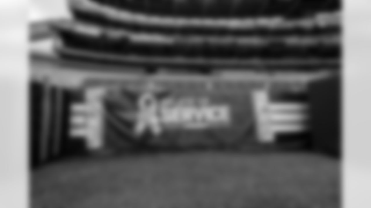 The stadium before a NFL football game between the Baltimore Ravens and Cleveland Browns on November 16, 2025 at Huntington Bank Field.