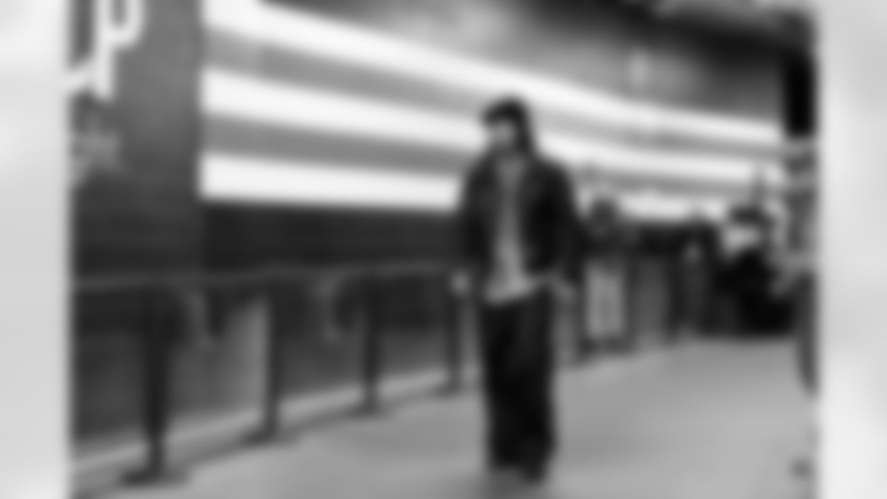 Safety Grant Delpit (9) before a NFL football game between the Baltimore Ravens and Cleveland Browns on November 16, 2025 at Huntington Bank Field.