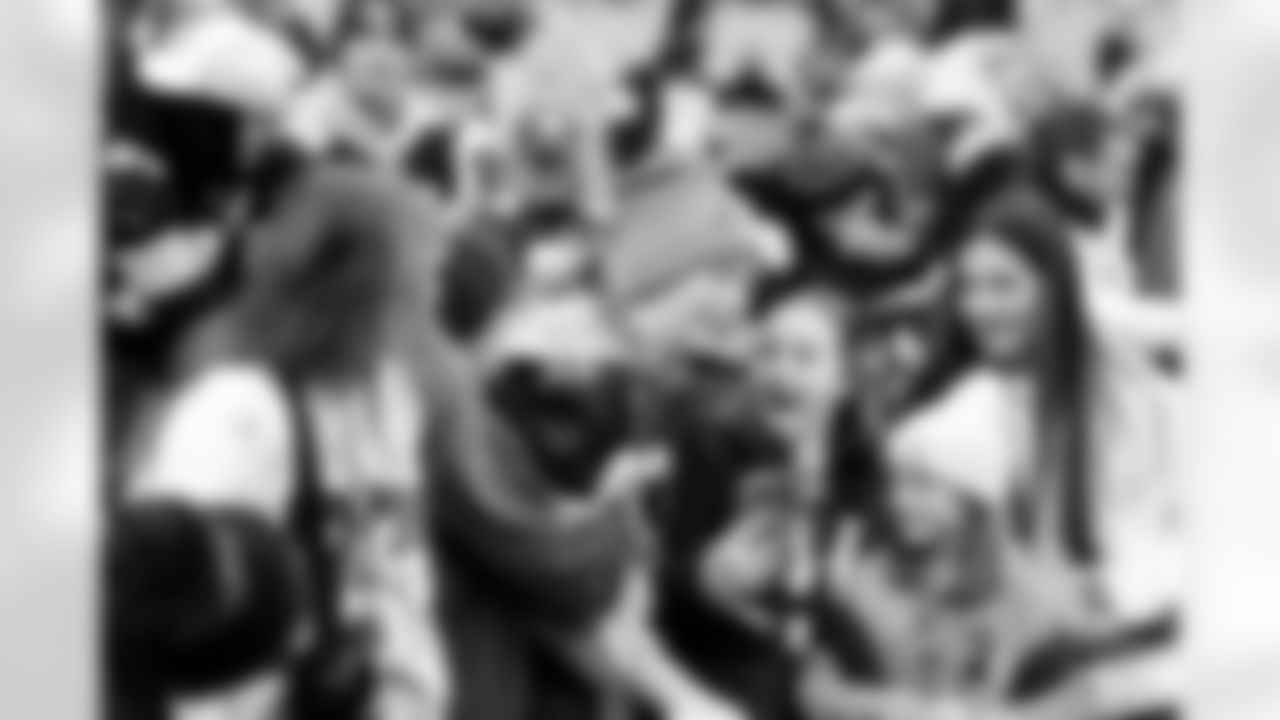 Fans before a NFL football game between the Baltimore Ravens and Cleveland Browns on November 16, 2025 at Huntington Bank Field.