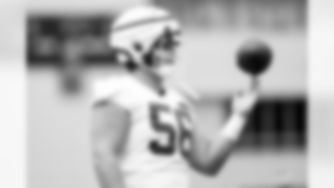 Center Luke Wypler (56) during Day 18 of Training Camp at CrossCountry Mortgage Campus on August 26, 2025.