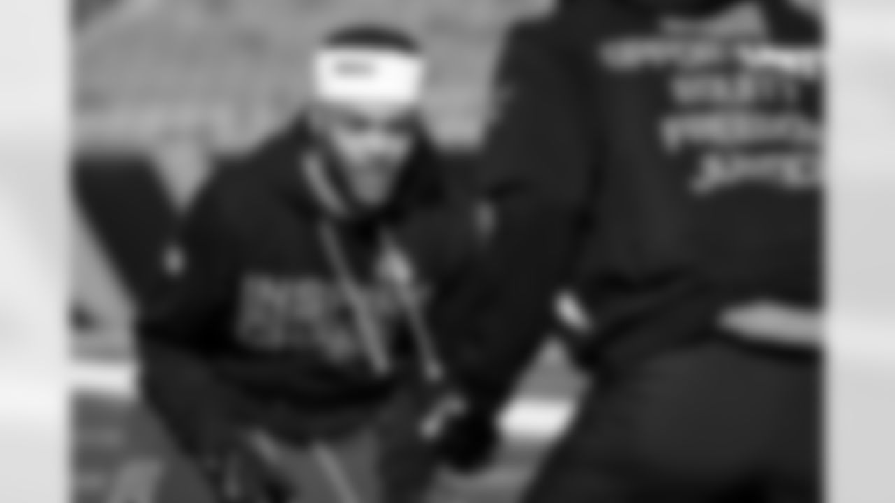 Wide receiver Gage Larvadain (84) before a NFL football game between the Cleveland Browns and Cincinnati Bengals on January 4, 2026 at Paycor Stadium.