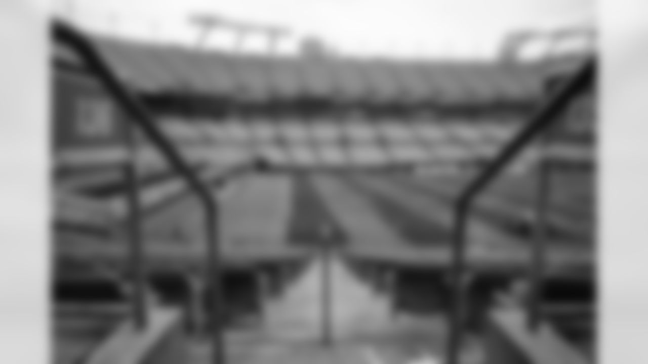 The stadium before a preseason NFL football game between the Cleveland Browns and Carolina Panthers on August 8, 2025 at Bank of America Stadium.