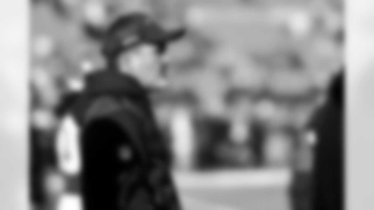 Head Coach Kevin Stefanski before a NFL football game between the Buffalo Bills and Cleveland Browns on December 21, 2025 at Huntington Bank Field.