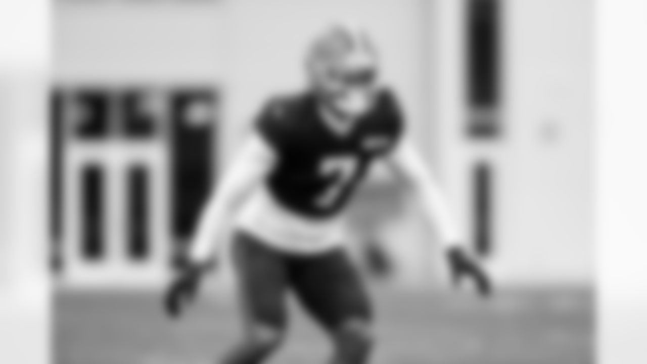 Cornerback Tyson Campbell (7) during practice at CrossCountry Mortgage Campus on November 5, 2025.