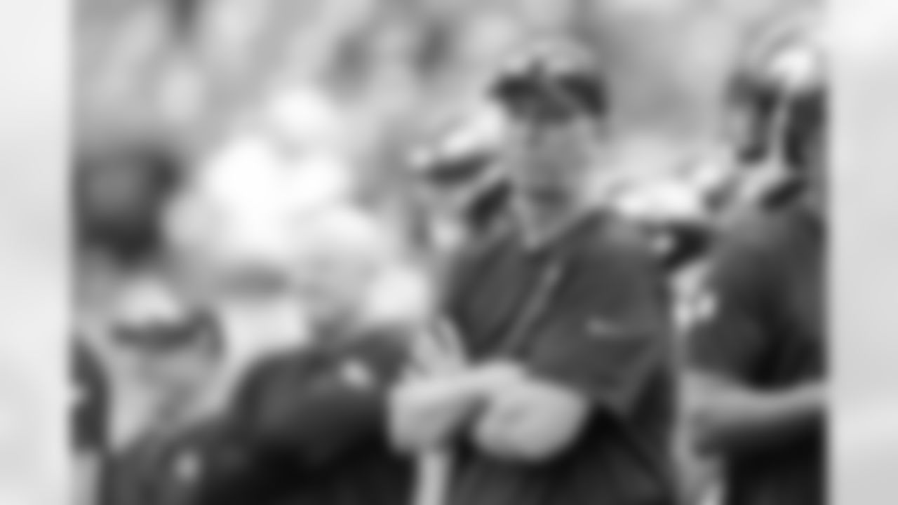 Baltimore Ravens offensive coordinator Todd Monken looks on during pre-game warm-ups before an NFL preseason football game against the Philadelphia Eagles, Saturday, Aug. 12, 2022, in Baltimore. (AP Photo/Terrance Williams)