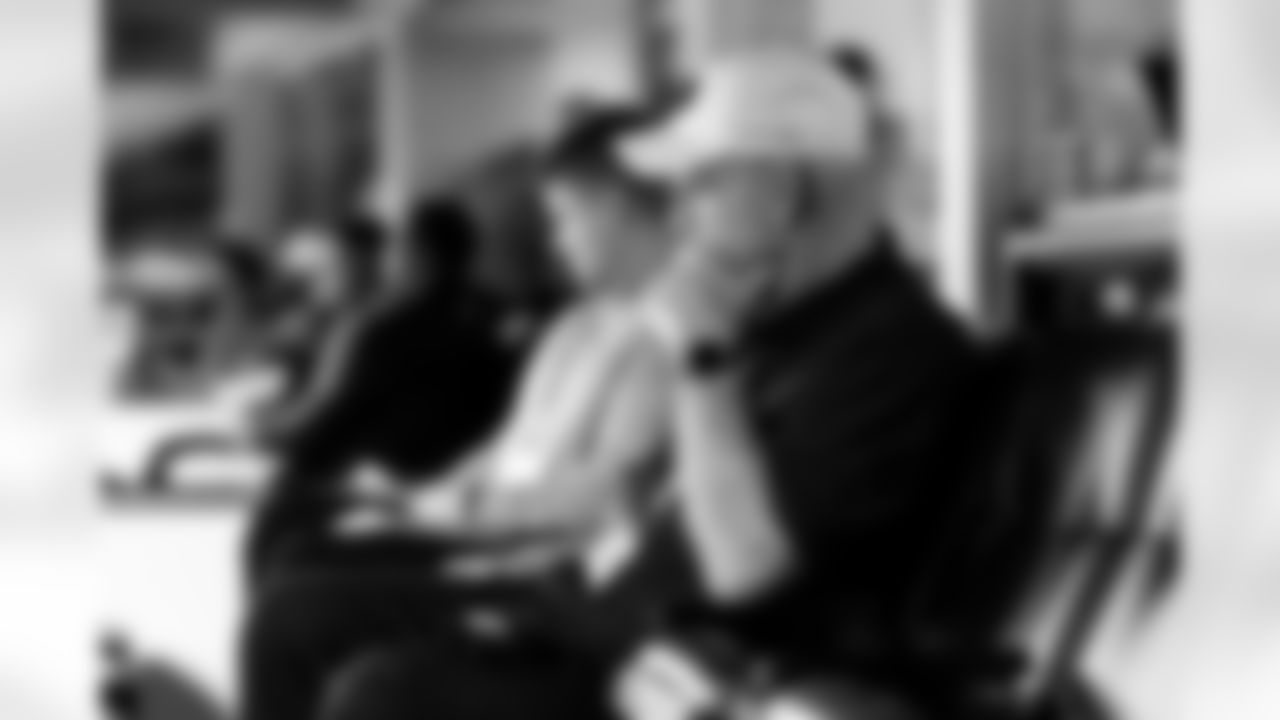 Area Scout Gerald McCully in the Cleveland Browns suite at the 2026 NFL Combine on February 26, 2026 in Indianapolis, Indiana.