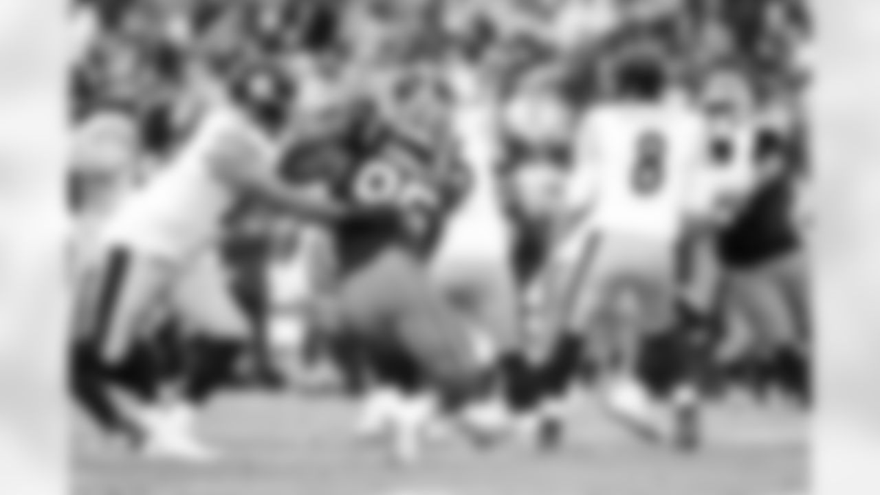 Defensive end Myles Garrett (95) during a NFL football game between the Pittsburgh Steelers and Cleveland Browns on December 28, 2025 at Huntington Bank Field.