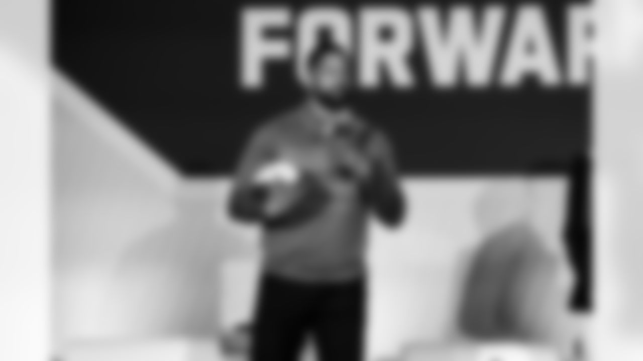 Executive Vice President of Football Operations and General Manager Andrew Berry won the 2026 Buddy Teevens Forward Progress Award at the 10th Annual Women's Forum at the 2026 NFL Combine on February 24, 2026 in Indianapolis, Indiana.