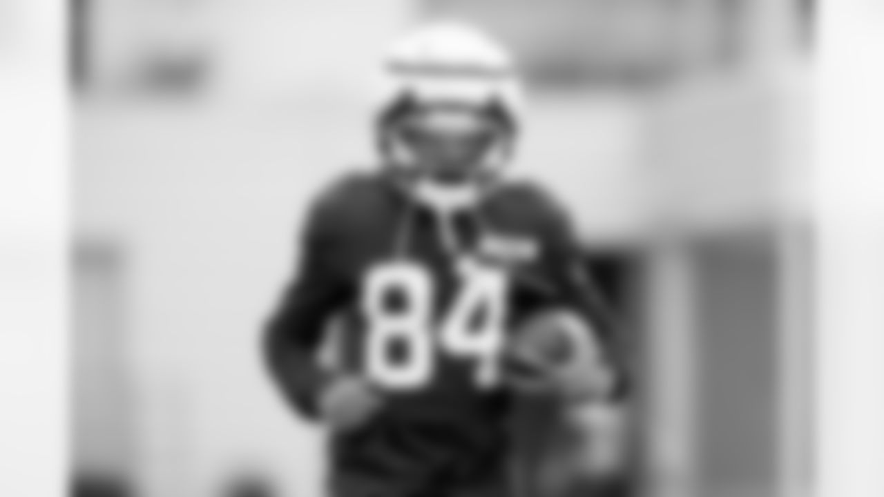 Wide receiver Gage Larvadain (84) during practice at CrossCountry Mortgage Campus on November 26, 2025.