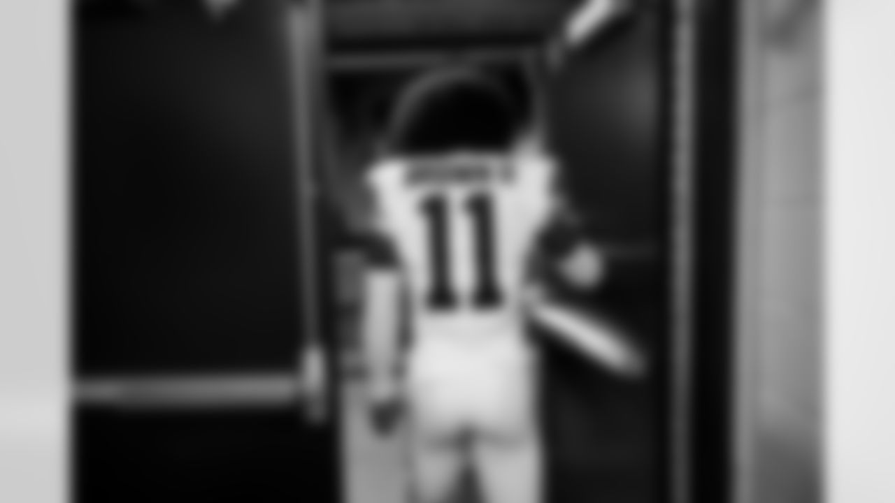 Cornerback Tony Brown II (11) before a preseason NFL football game between the Cleveland Browns and Carolina Panthers on August 8, 2025 at Bank of America Stadium.