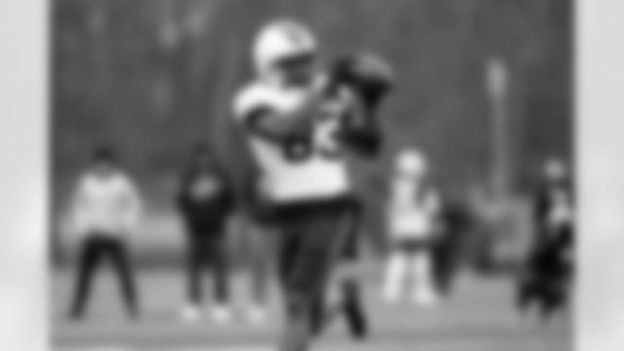 Wide receiver Malachi Corley (83) during practice at CrossCountry Mortgage Campus on November 19, 2025.