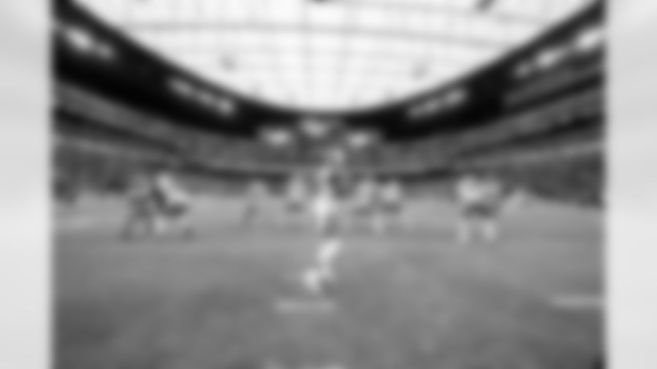 Quarterback Shedeur Sanders (12) before a NFL football game between the Cleveland Browns and Las Vegas Raiders on November 23, 2025 at Allegiant Stadium.