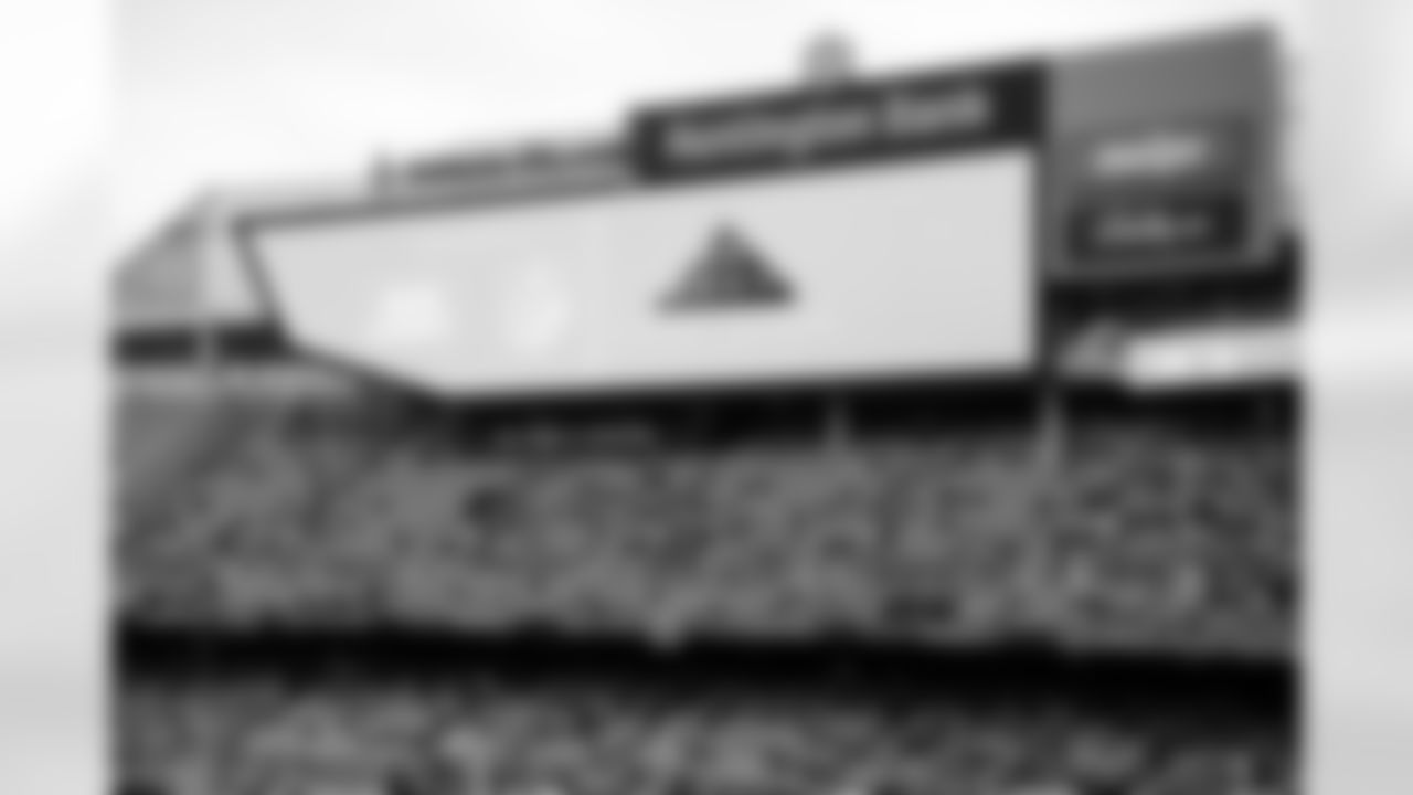 The video boards a NFL football game between the San Fransisco 49ers and Cleveland Browns on November 30, 2025 at Huntington Bank Field. The Browns lost 8-26.