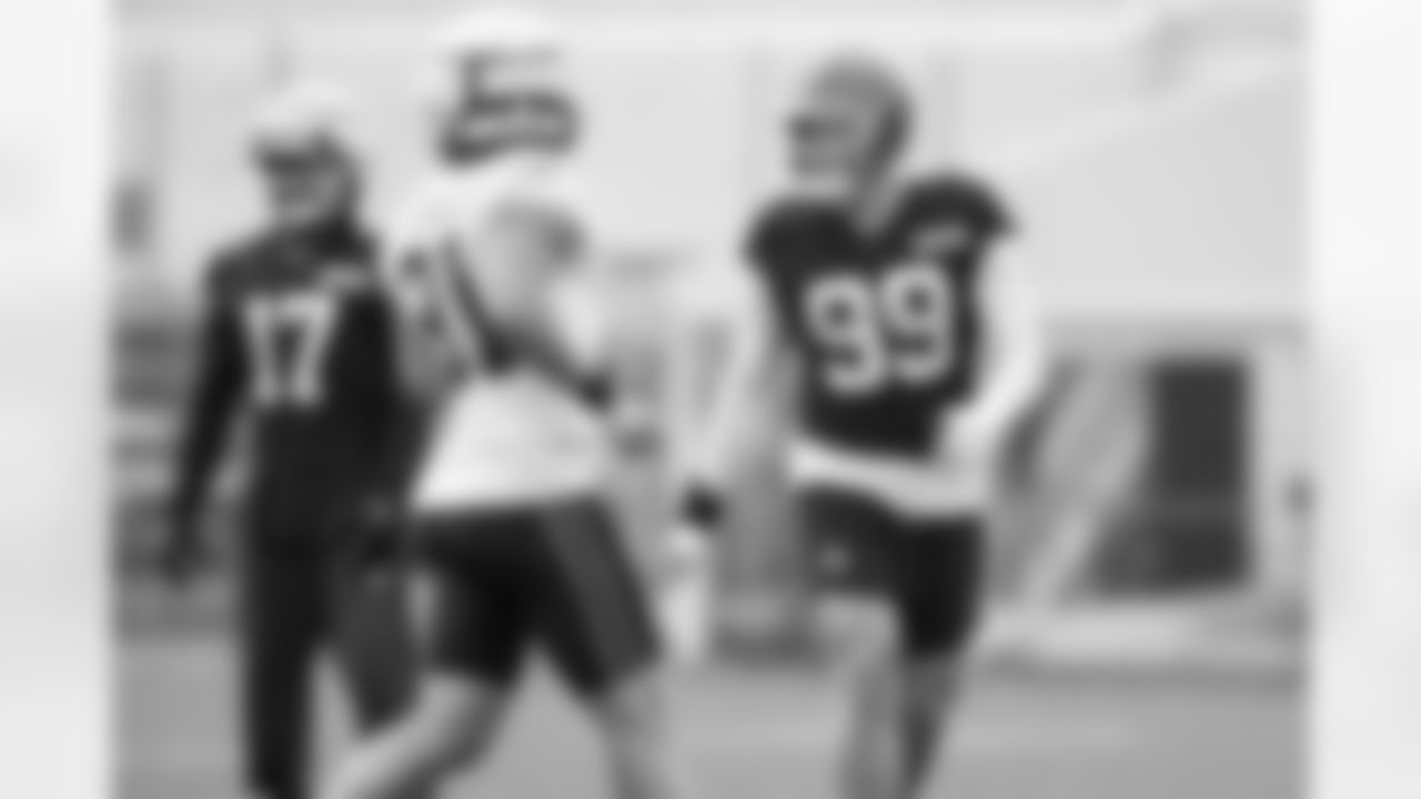 Defensive end Cameron Thomas (99) during Day 17 of Training Camp at CrossCountry Mortgage Campus on August 21, 2025.
