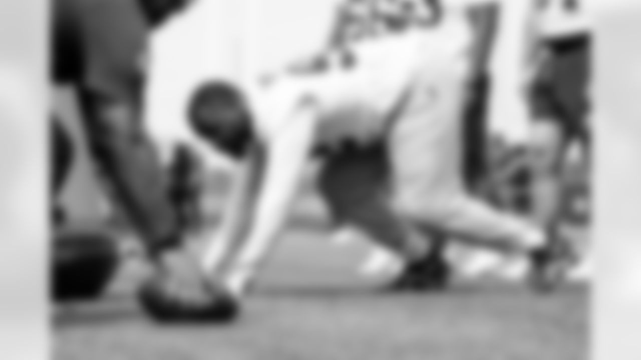 Defensive end Sam Kamara (92) during fieldwork in Phase II of the offseason at CrossCountry Mortgage Campus on May 12, 2025.